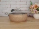 Кастрюля со стеклянной крышкой OMS 3141-30-Kahve 30 см 7.5 л коричневая 4768786 - изображение 2