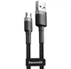 Кабель USB Baseus Cafule Micro 2.4A 0.5M, Gray+Black (CAMKLF-AG1) 4773210 - изображение 1