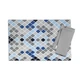 Набор салфеток под тарелку 2 шт RHOMB GREY BLUE 4580726 - изображение 1