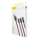Кабель Baseus Three Primary Colors 3в1, 3.5A, 1.2m (CAMLT-BSY01) 4773020 - изображение 8