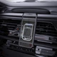 Держатель для телефона в машину магнитный HOCO CA74 Universe air outlet magnetic car holder. Black - изображение 2