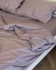 Постільна білизна сімейна Dushka Home Сатин Люкс 20903 160х215х2 см блідо-лавандова 4874300 - зображення 5