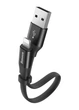 Кабель Baseus USB Cable to Lightning Nimble 23 cm, Black (CALMBJ-B01) 4772132 - изображение 1