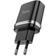 СЗУ HOCO N1 1USB/2.4A + USB - Lightning 12pc, зарядний пристрій, Чорний 4568181 - зображення 1