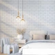 3D панель стінова самоклеюча Sticker Wall 70*70cm*5mm біла цегла зі сріблом D (3DPanda-1502) - изображение 5
