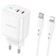 Адаптер сетевой BOROFONE Type-C to Lightning cable Reacher dual port charger set BN9 |2Type-C, 35W/3A, PD/QC| - изображение 1