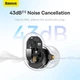 Наушники BASEUS Bowie True Wireless Earphones WM05 |BT5.2, 35/400mAh, ANC, 5h| (NGTW200002) 4756838 - изображение 3