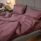Постельное белье двуспальное Tiare Сатин Stripe 73-2 210х175 см 4628335 - изображение 8