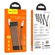 Кабель HOCO Lightning Magnetic absorption charging data cable U103 |1m, 2.4A| 4757369 - изображение 7