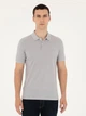 Поло длинное мужское Pierre Cardin G021SZ011-000-2072865(acik gri) L Серое (8683857791844) - изображение 1