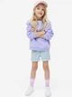 Набор детских джинсовых шорт 2 шт для девочки H&M 061115788 110 см Голубой с белым (6666000318732) - изображение 2