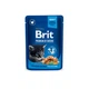 Вологий корм Brit Premium Cat Pouch для кошенят, з куркою, 100 г (1111142142) - изображение 1