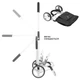 Сумка-візок ShoppingCruiser Foldable Black (604320) - зображення 6