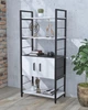 Стеллаж L-155 с дверцами Loft Design Белый - изображение 1