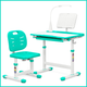 Комплект Evo-kids стул + стол + полка + лампа Зеленый (Evo-17 Z Ergo) - изображение 5