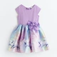 Детское праздничное платье для девочки H&M 270922706 110-116 см Сиреневый/Лошади (2727000017965) - изображение 1