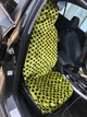 Автомобильные универсальные чехлы салона на сиденья Меховые желтые меховые комплект UN0026 - изображение 3