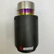 Насадка наконечник глушителя Akrapovic AK 63-89 ZBD carbon d63мм L170мм зовн d89мм на выхлопную трубу SV0380 - изображение 2