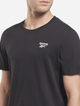 Футболка бавовняна чоловіча Reebok Identity Small Logo Tee 100054973 S Чорна (4065425534901) - зображення 4