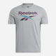 Футболка бавовняна чоловіча Reebok Identity Big Logo Tee 100206031 XL Сіра (1200143952917) - зображення 4