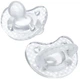 Пустышка силиконовая Chicco PhysioForma Crystal 6-16 месяцев 2 шт (73087.31) - изображение 1