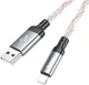Кабель Hoco U112 Shine charging data cable for iP Gray (6931474788801) - изображение 5