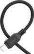 Кабель Hoco X90 Cool silicone charging data cable for iP Black (6931474788405) - изображение 3