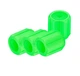 Неонові ковпачки на ніпель колеса Luminous Valve Cap Green 4 штуки - зображення 2