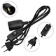 Подовжувач вилка патрон Е27 з вимикачем Fixture Lamp Black 180 cм - изображение 1