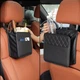 Автомобільний органайзер на спинку сидіння з 2 кишенями та кріпленням з карабіном, чорний "S" (87271115) - зображення 5