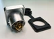 Панельный разъем, D-посадка, гнездо 3 контакта, XLR Male plug SA289-SC-PG-WP 3pin, пайка, серия WP, резиновые защитные заглушки - изображение 1