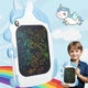 Детский графический LCD планшет со стилусом “Единорог” 7.4-дюймовая доска для рисования, голубой (87275633) - изображение 1