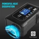 Зарядний Smart Пристрій HTRC P20 12V20A/24V10A для кислотних, гелевих, AGM і LiFePO4 акумуляторів. Струм 20А - изображение 9