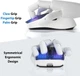 Геймерська акумуляторна бездротова (Bluetooth + 2,4G) миша Attack Shark X5, PixArt PAW3212, 4000DPI, White (X5-3212W) - зображення 3