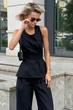 Стильний костюм Jadone Fashion Макі Велет M чорний - зображення 3