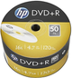 Диск HP DVD+R 4.7 Гб 16X 50 шт (4710212142202) - зображення 1