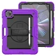 Чехол ARM Cover Apple iPad Pro 12.9" (2020) противоударный с ремнём и подставкой 360° Purple - изображение 5