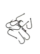 Крючок Mustad Beak Hooks Norway #7 Black Nickel пач 10 шт (3256) - изображение 2