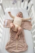 Дитячий обважений спальник LULLABOO S 80 см 3-12 місяців Бежевий - зображення 3