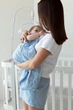 Дитячий обважений спальник LULLABOO XS 74 см 0-6 місяців Блакитний - зображення 2