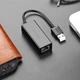 Мережевий адаптер UGREEN CR110 USB 2.0 10/100Mbps Ethernet Adapter Black (20254) - зображення 3