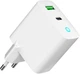 Сетевое зарядное устройство Gembird PD 20W USB-А + Type-C (TA-UC-PDQC20L-W-01) - изображение 3