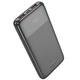 Павербанк PowerBank с быстрой зарядкой 22.5W 10000mAh HOCO J121 |2USB/1Type-C, 22.5W+PD20W| Черный - изображение 1