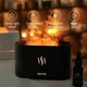 Ультразвуковий зволожувач повітря Flame Aroma Diffuser, аромадифузор (1010637-Black) - зображення 3