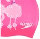 Шапка для плавання Speedo SLOGAN PRT CAP JU/JF/JM (8-0838616719) рожевий, білий Діти OSFM (5059937567402) - зображення 3