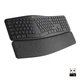 Клавіатура бездротова Logitech Ergo K860 Bluetooth/Wireless UA Black (920-010108) - изображение 1