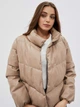 Куртка зимняя короткая женская Moodo Z-KU-3915 XXL Бежевая (5904152336398) - изображение 1