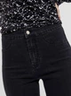 Джинси Skinny жіночі Moodo Z-JE-3908 XS Чорні (5904152345697) - зображення 4