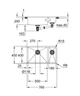 Мойка для кухни GROHE из нержавеющей стали K700 760x450мм прямоугольная врезная матовая 1мм на полторы чаши с сифоном 31575SD1 - изображение 3