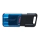 USB Flash Drive 3.2 Kingston DT 80M 128Gb Type C Цвет Черный/Голубой - изображение 1